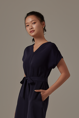 Endra V-Neck Jumpsuit