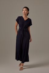 Endra V-Neck Jumpsuit