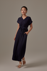 Endra V-Neck Jumpsuit