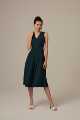Sebrina Wide Leg Jumpsuit in Pine