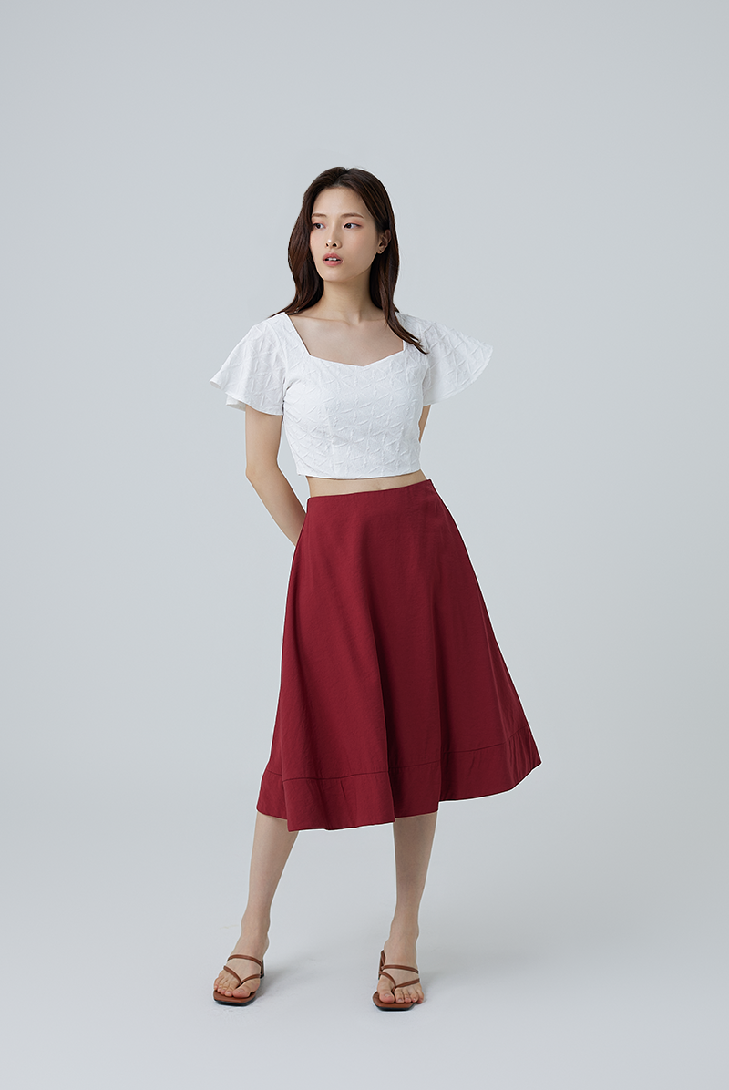 Enya Round Midi Skirt