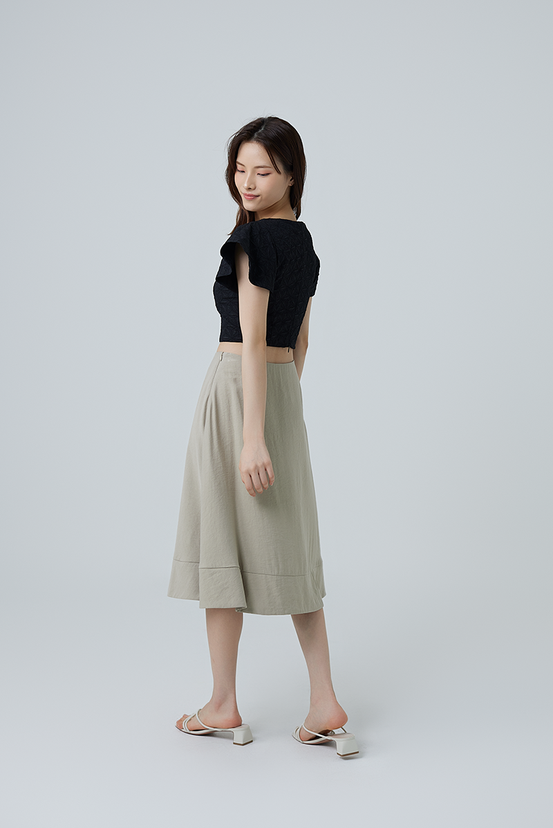 Enya Round Midi Skirt