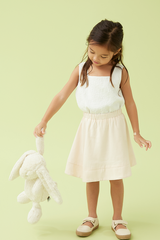 KIDS Enya Round Skirt in Cream