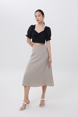 Mecca Midi Skirt in Clay