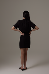 Corral Front Wrap Skirt in Black