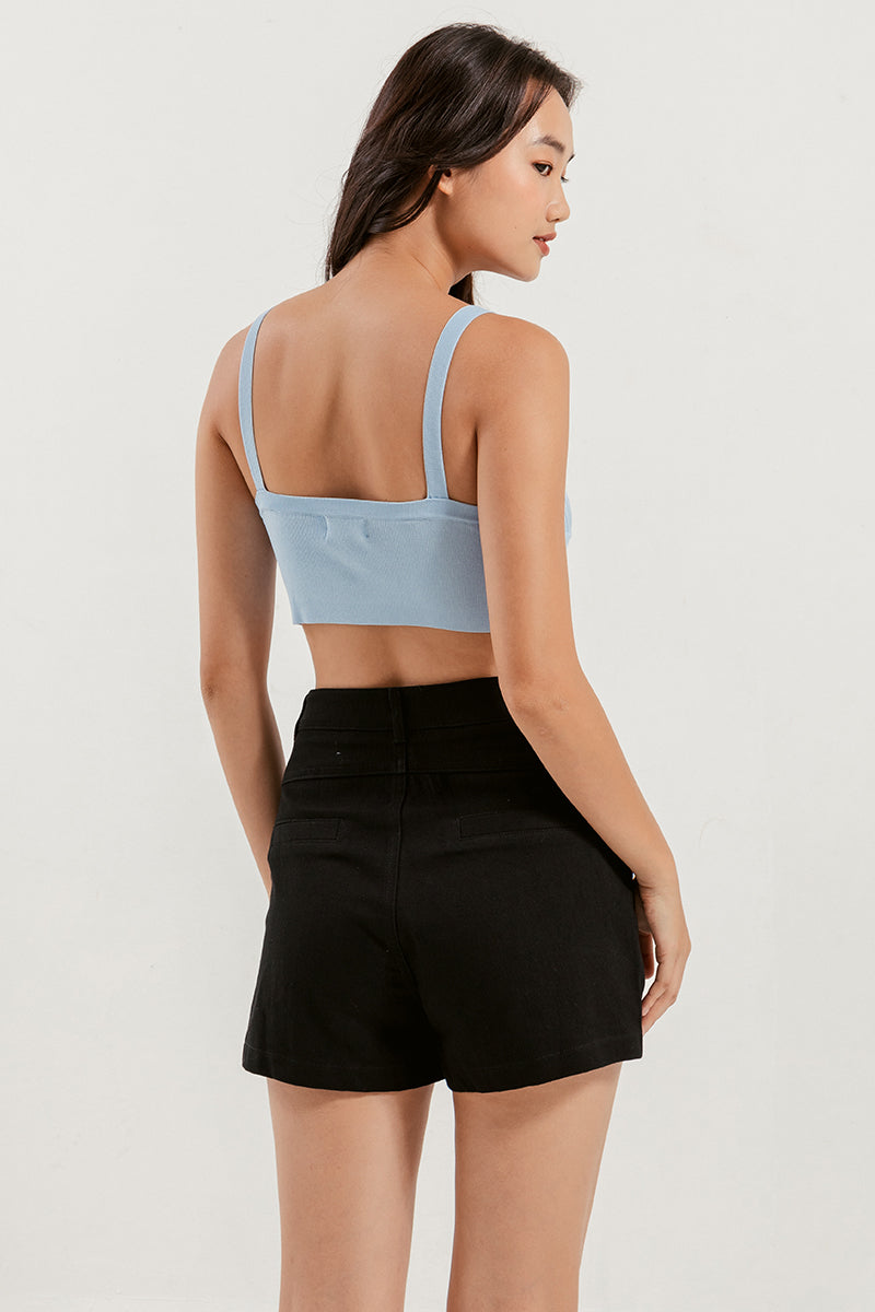 Jordan Highwaisted Shorts in Black