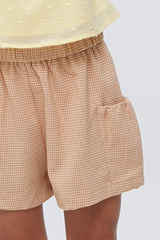 KIDS Trina Relaxed Shorts in Caramel