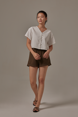 Radian Cuffed Shorts in Olive