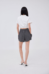 Trina Relaxed Shorts in Black