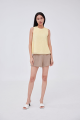 Trina Relaxed Shorts in Coffee