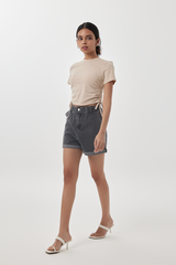 Indie Denim Shorts in Black