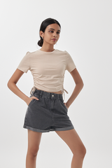 Indie Denim Shorts in Black