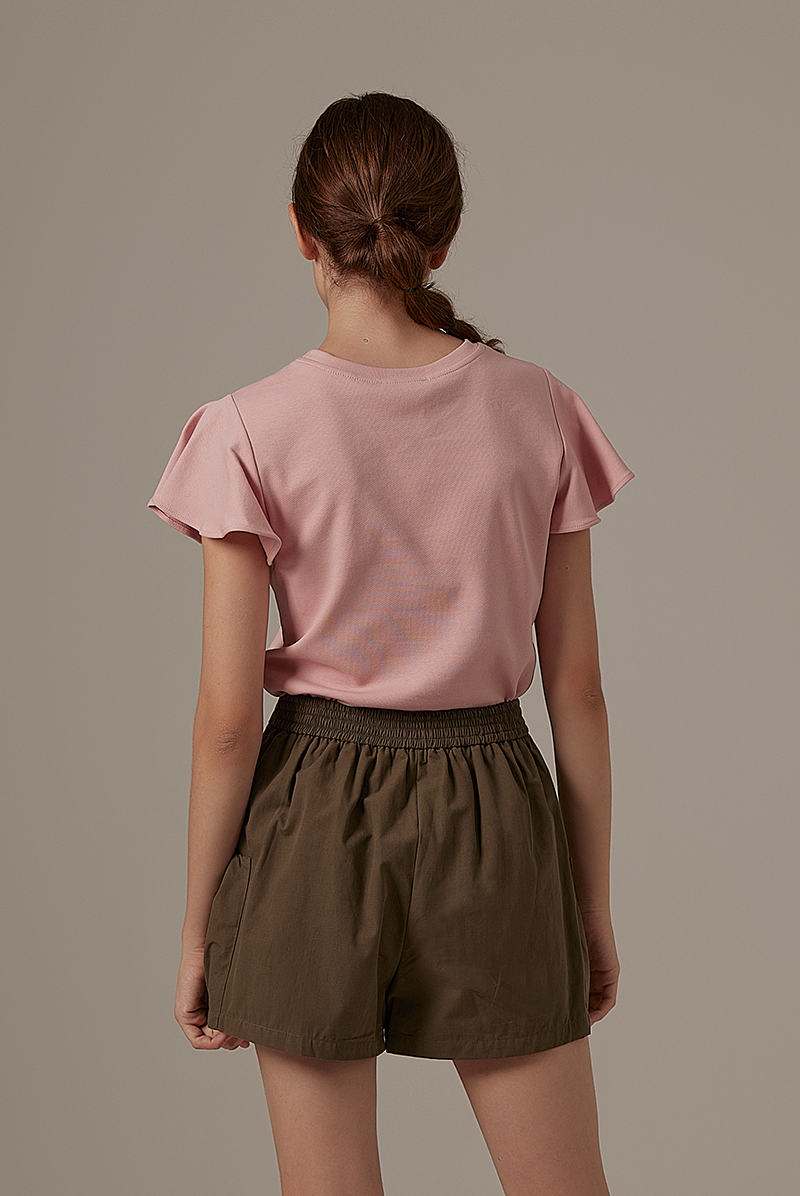 Wann Highwaist Shorts in Olive
