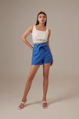 Karin Highwaist Shorts in Cobalt