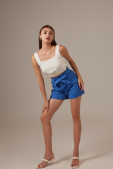 Karin Highwaist Shorts in Cobalt