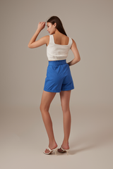 Karin Highwaist Shorts in Cobalt