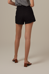 Lorene Ribbon Skorts in Black