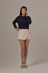 Penny Wrap Skorts in Sand