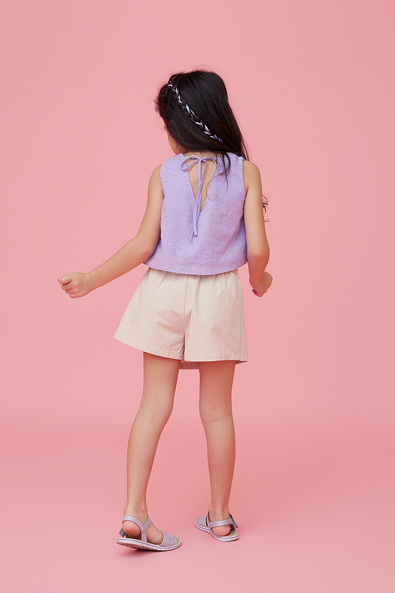 KIDS Wrap Skorts in Sand