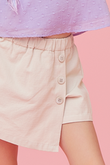 KIDS Wrap Skorts in Sand