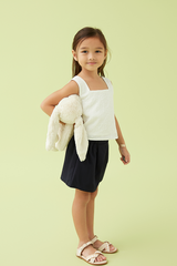 KIDS Jenna Elasticated Shorts in Navy Blue