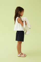 KIDS Jenna Elasticated Shorts in Navy Blue