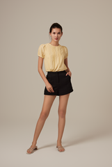 Denica Tweed Shorts in Black