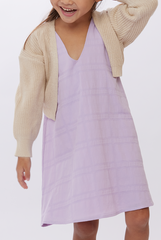 KIDS Dona Classic Cardigan in Cream