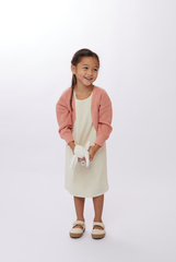 KIDS Dona Classic Cardigan in Pink