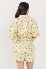 Emily Printed Kimono in Daffodil
