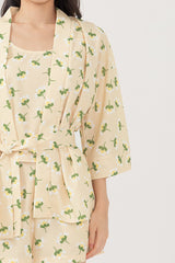 Emily Printed Kimono in Daffodil