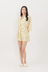 Emily Printed Kimono in Daffodil