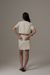 Corral Cropped Jacket in Beige