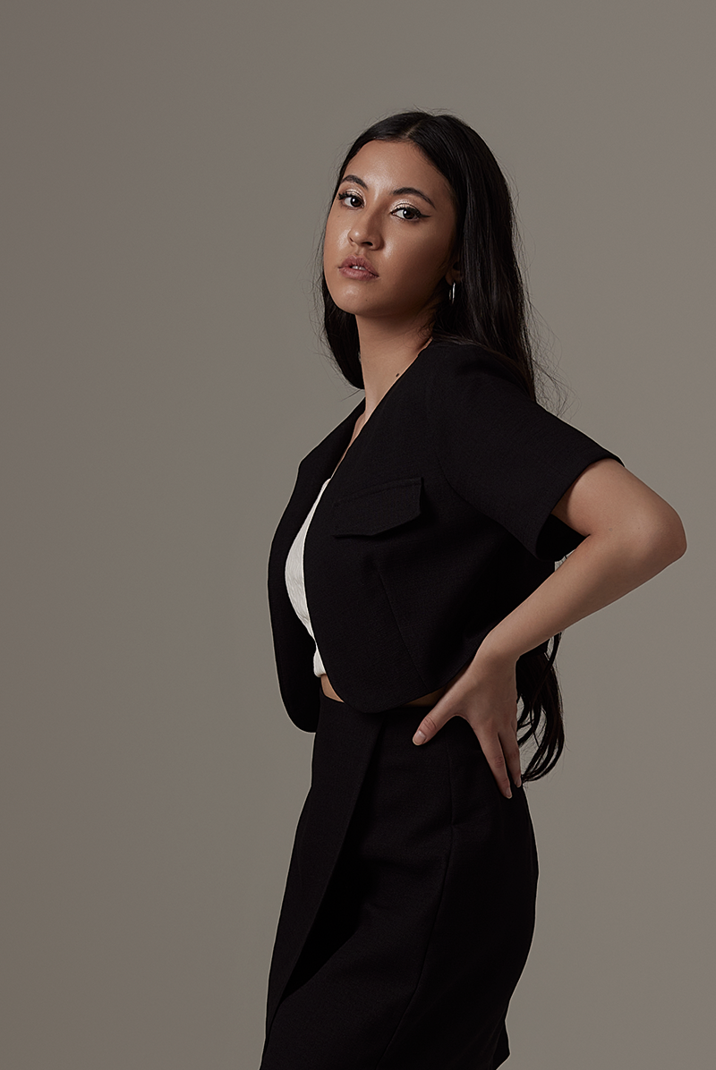 Corral Cropped Jacket in Black